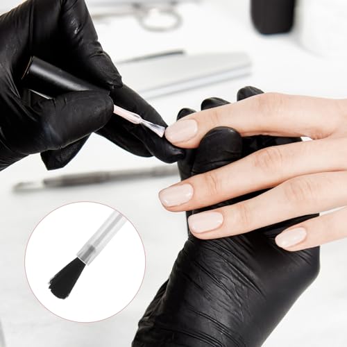 Ptwola 25pcs Disposable Nail Polish Dip Powder Replacement Brush Kit
