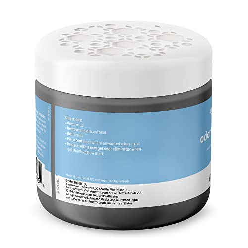 Amazon Basics Activated Charcoal Gel Odor Eliminator - 17 Oz