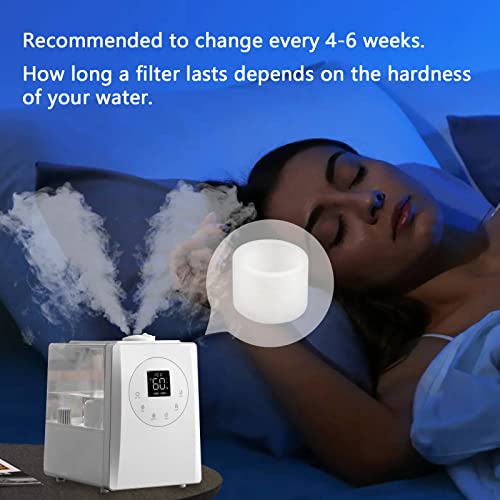 PANDEELS 30-Pack Humidifier Replacement Filters for Levoit LV600S Series