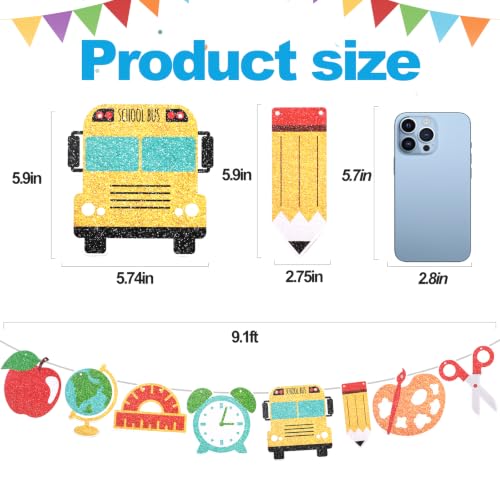 Back to School Banner DIY Kit - Cardstock Welcome Sign Classroom Decor