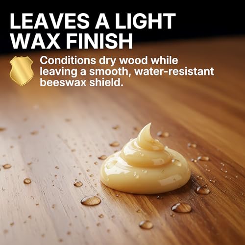 Project Papa Beeswax Wood Polish and Conditioner, 8 oz Orange Oil Blend