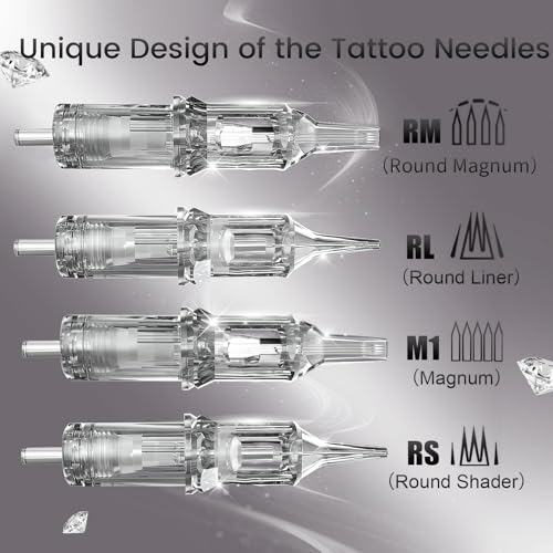 YILONG Disposable Tattoo Cartridge Needles 20pcs Magnum 0.35mm #12