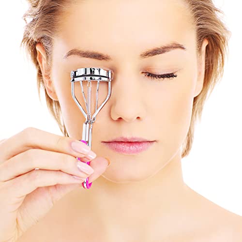 Mudder 80 Pieces Eyelash Curler Refills Silicone Rubber Replacement Pads Black