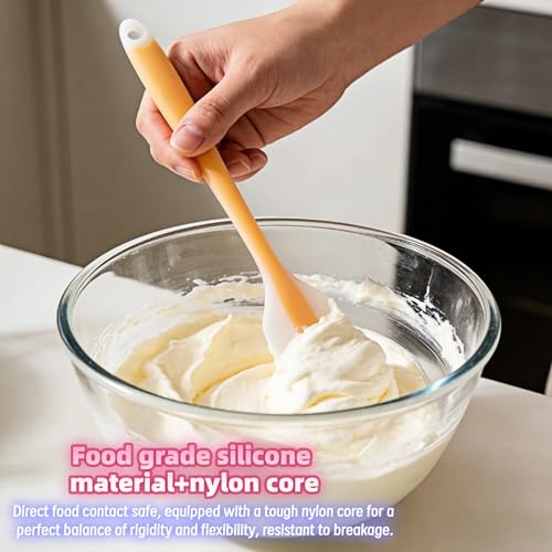 SAYUANVA Food-Grade Silicone Spatula Set - 2-Pack, Heat-Resistant & BPA-Free
