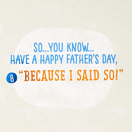 Funny Father's Day Card for Dad - Hilarious Lessons from Dads