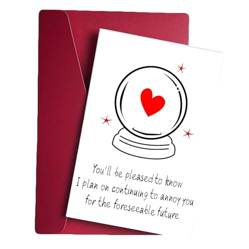 Funny Greeting Card for Him & Her - Romantic Gift for Any Occasion