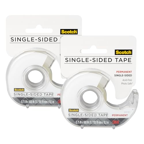 Scotch 3M Scrapbooking Tape, 3/4-Inch, 2-Pack, Acid-Free