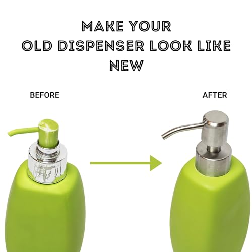 Kapitan Stainless Steel Soap Dispenser Pump Replacement, 28mm, Nickel