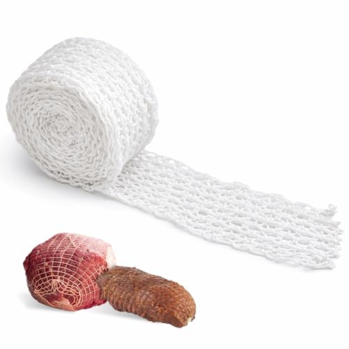 Elastic Meat Netting Roll 5M - 18 Holes for Roasting & Curing
