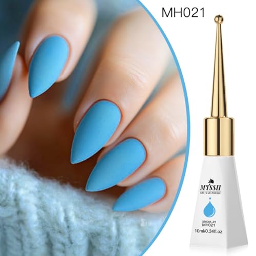 MTSSII Navy Blue Gel Nail Polish 10ml Soak Off UV LED Manicure
