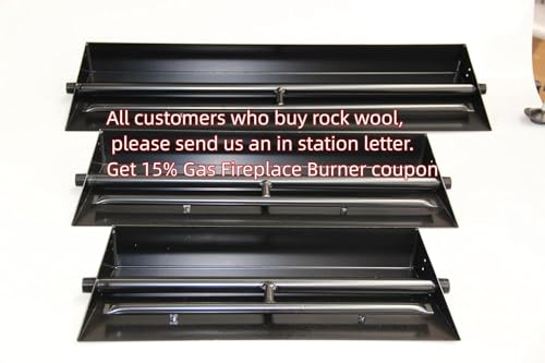 Rock Wool 4oz for Gas Fireplaces - Realistic Ember Effect