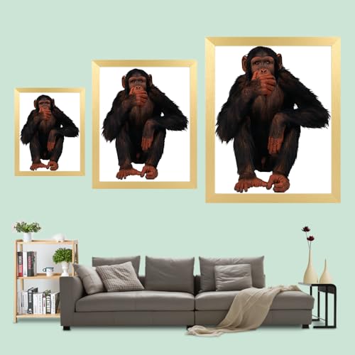 RUN HELIX 8x12 Gold Picture Frame for Wall or Tabletop Display