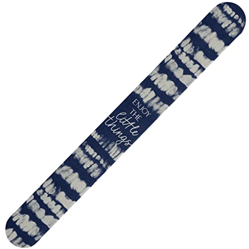 Karma Colorful Double-Sided Emery Board 180/120 Grit Nail File - Blue Shibori