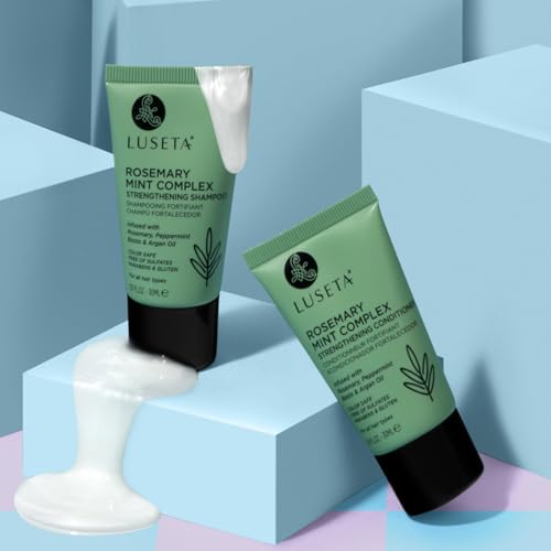 Luseta Rosemary Mint Travel Shampoo and Conditioner Set - 2 x 1.01 oz