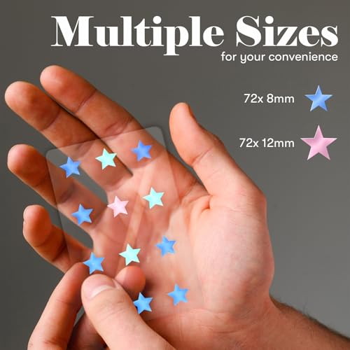 BIOPURE Hydrocolloid Star Acne Patches - 144 Count Pimple Stickers