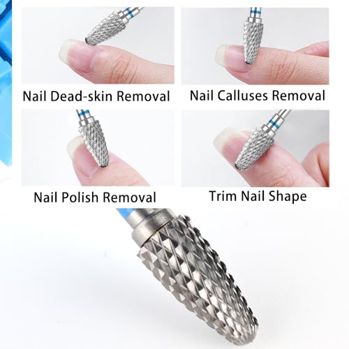Tungsten Carbide Nail Drill Bit Medium 3/32" Cuticle Remover File