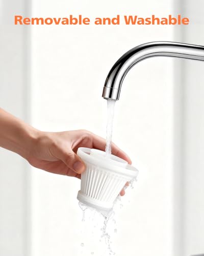 NOVARHOME Vacuum Cleaner Filters - 2 Pack, Washable & Reusable