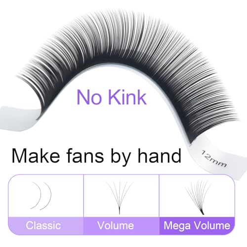 COZBIRD Classic Individual Lash Extensions Soft Matte Black 0.07 C 9mm