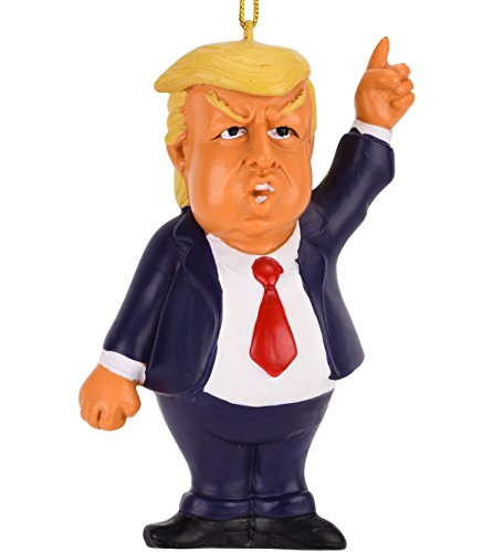 Funny Donald Trump Christmas Ornament - Make Your Tree Great Again - 3.5 Inch Holiday Decor