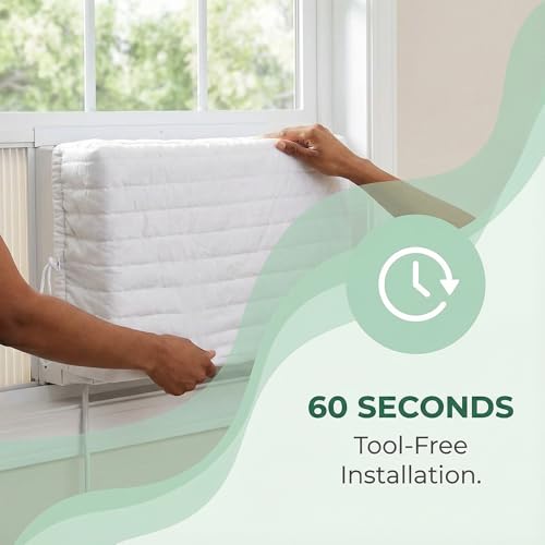 Little World Indoor Air Conditioner Cover - 17" x 13" x 3.5" Window AC Guard