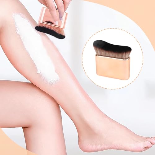 Rose Gold Self Tanning Brush - Dense Kabuki Body Blending Tool