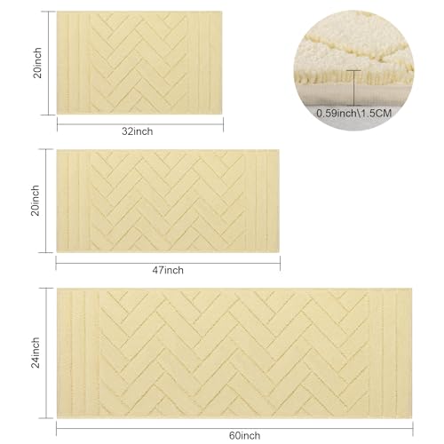 Hicorfe Indoor Doormat - Non-Slip Absorbent Floor Mat 20"x32"