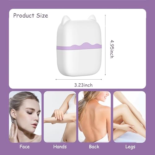 XIMUX 2-in-1 Facial Ice Roller for Face and Eyes - Skin Care Massager
