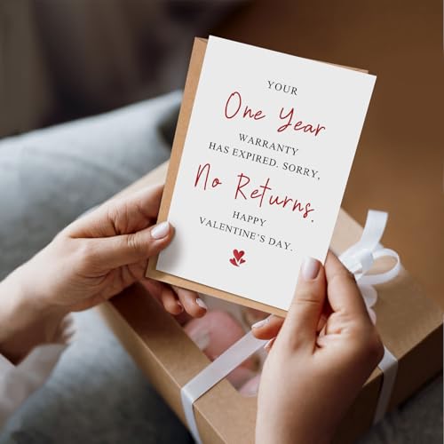 Funny Valentine's Day Card for Husband and Wife - Sarcastic Greeting