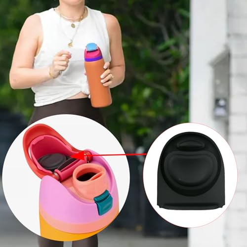 4 Pcs Water Bottle Replacement Parts for Owala 19/24/32/40oz Gasket Plug Lid, Water Bottle Top Lid Gasket Compatible with Owala FreeSip