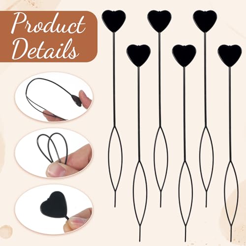 HJZHII 20Pcs Quick Topsy Hair Beader Set, Loop Threader & Braiding Tools
