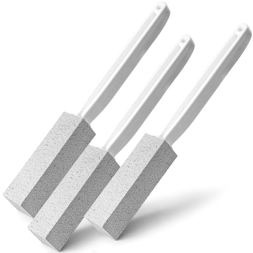3 Pack Pumice Stones with Handle for Effective Cleaning