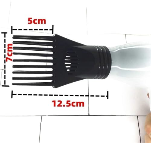 Hair Dryer Comb Attachment 2Pcs Universal Blow Dryer Nozzle for Curly Hair