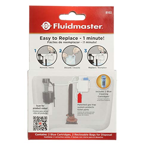 Fluidmaster Flush 'n Sparkle Automatic Toilet Bowl Cleaner Refills, 16 Pack