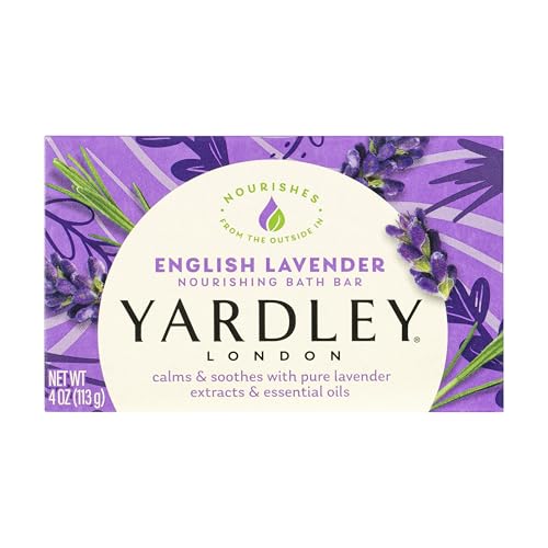 Yardley London English Lavender Moisturizing Bar Soap 4.25 oz