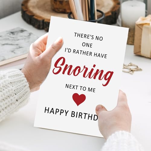 Funny Romantic Birthday Card for Him - Couples Gift Card