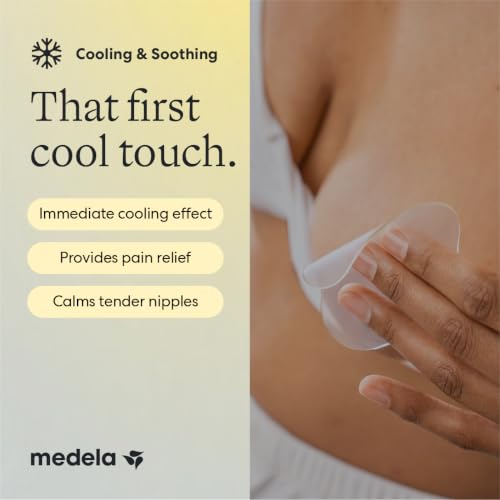 Medela Hydrogel Nipple Pads - Reusable Cooling Relief, Pack of 4