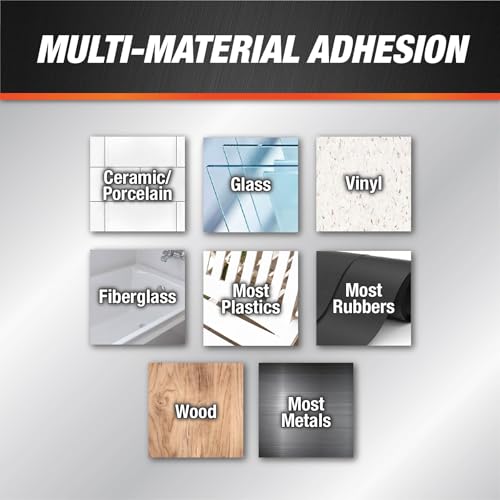 DAP 100% Silicone Sealant - Clear, 2.8 oz Waterproof Adhesive for Repairs