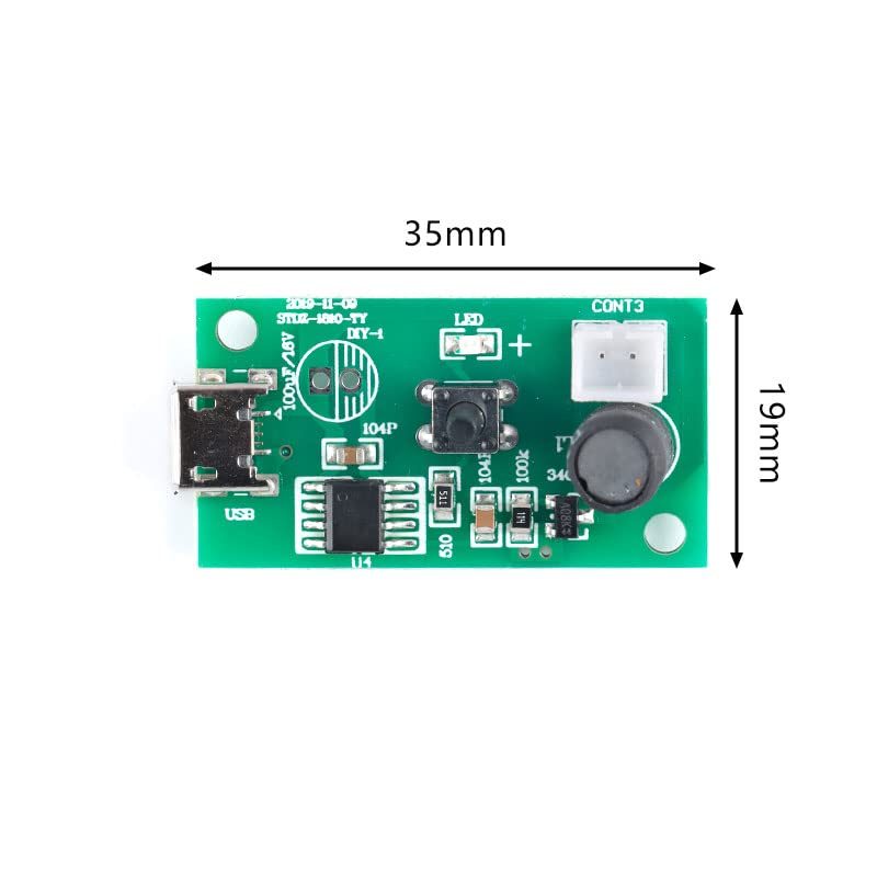 3Pcs USB Humidifier Atomizer Module Circuit Board DIY Mist Maker Kit