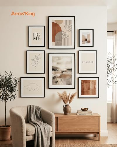 8x10 Black Picture Frame with Acrylic Front - Tabletop & Wall Display