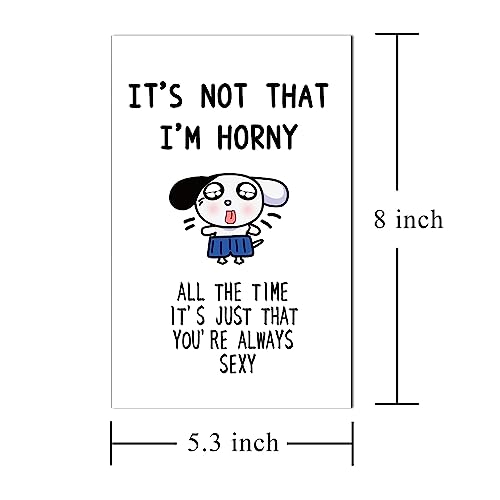 Joycard Funny Anniversary & Birthday Cards - Naughty Valentine's Card
