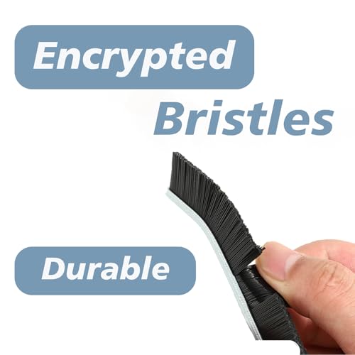 CUNGLIN Crevice Cleaning Brush - Long Handle Narrow Gap Scrubber for Bathroom, Kitchen & Car