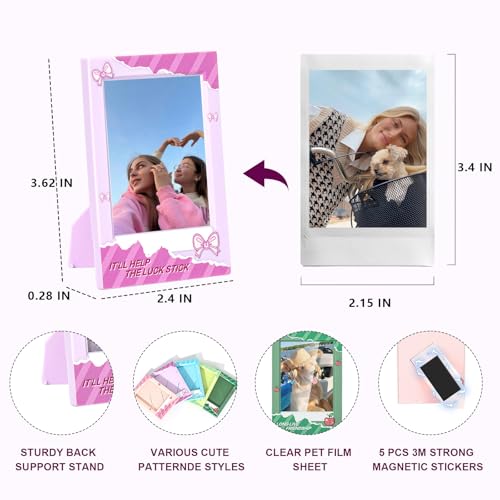 WOGOZAN 2x3 Mini Picture Frames for Fujifilm Instax Mini - 5 Pack