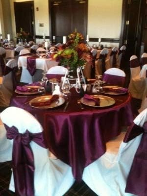 Obstal Satin Chair Sashes - 10 PCS Elegant Bows for Weddings & Events | Universal Fit for Any Chair