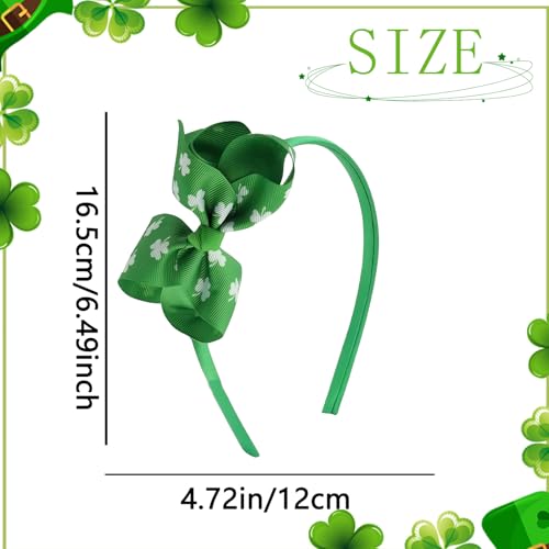 St Patrick's Day Clover Headband Shamrock Irish Hair Accessory