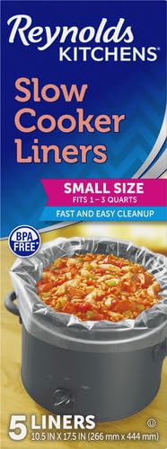 Reynolds Kitchens Slow Cooker Liners, Small 1-3 Quart, 10 Count Total