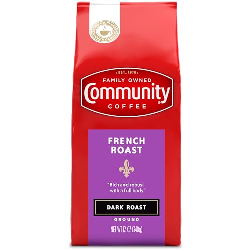 Community Coffee Extra Dark French Roast Ground Coffee, 12 oz