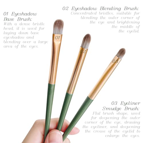 Kootinn 6pcs Professional Eye Makeup Brushes Soft Synthetic Blending Kit