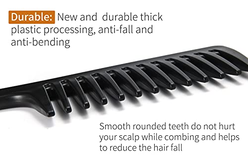 GAONSWOE 3-Pack Wide Tooth Detangling Combs for Curly and Wet Hair