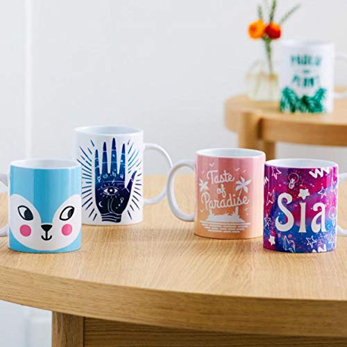 Cricut 15oz Sublimation Mug - Ceramic, Dishwasher & Microwave Safe, 6 Pack