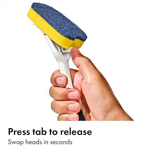 OXO Good Grips Dish Scrub Refills – 4-Pack Replacement Scrub Heads